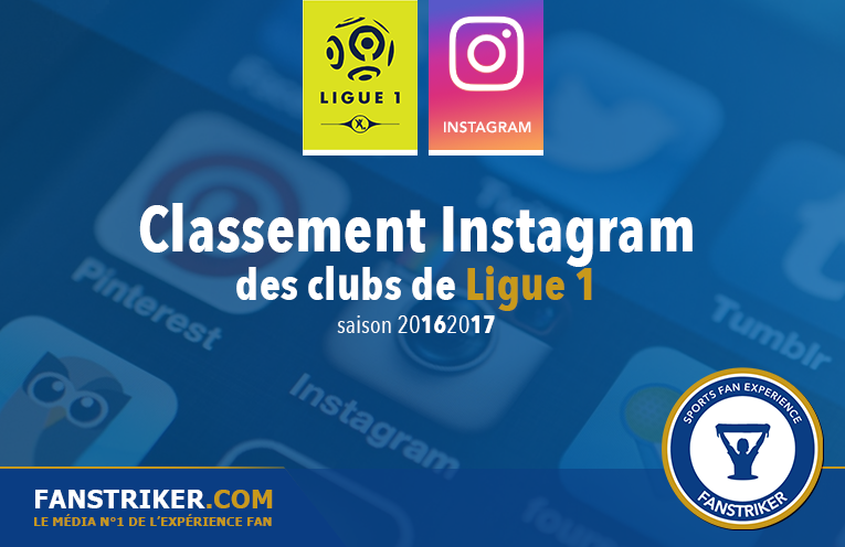 Le classement Instagram des clubs de Ligue 1