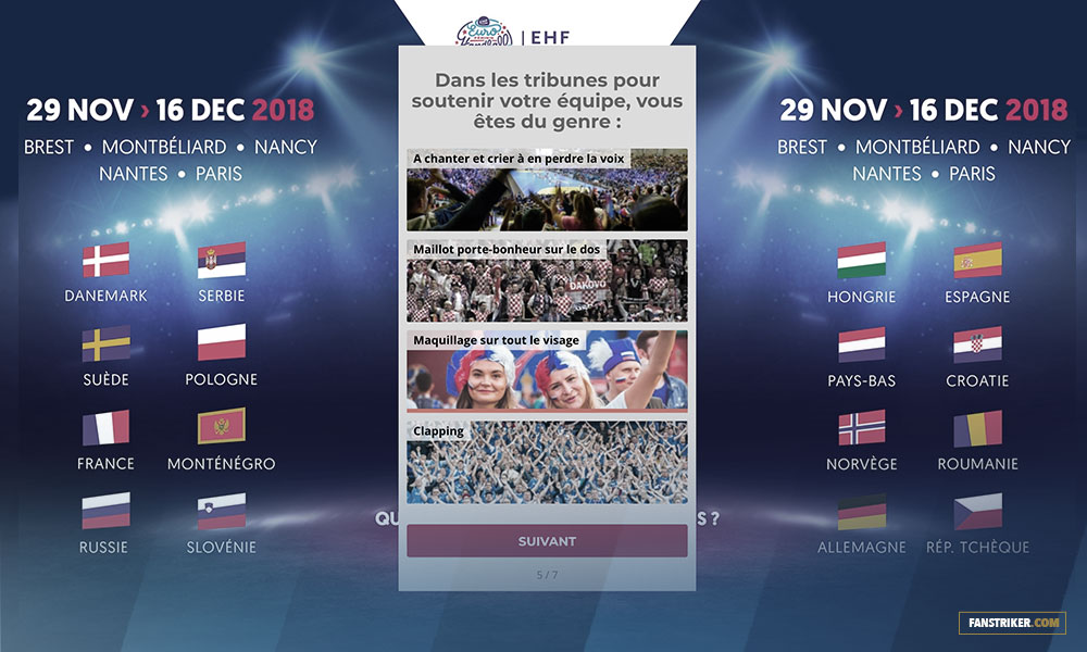Quizz handballissime EHF EURO 2018