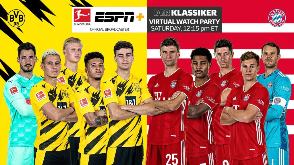 ESPN a organisé une Virtual Watch Party pour le Der Klassiker en Bundesliga